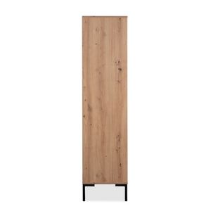 Ripiani e cassetti per comò in legno con profilo su sfondo bianco *Concept-U