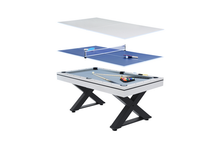 Tavolo multi giochi Texas bianco