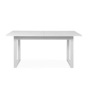 Tavolo da pranzo industriale allungabile Kotor fondo bianco Concept-U