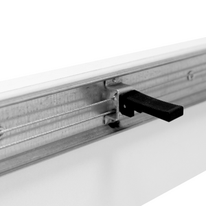 Tavolo allungabile in legno Skadar fondo bianco aperto Concept-U