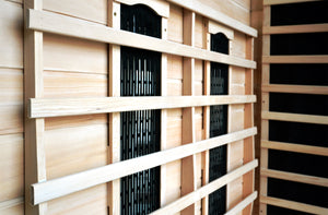 Sauna infrarossi a 2 posti in legno cromoterapia Narvik zoom 3