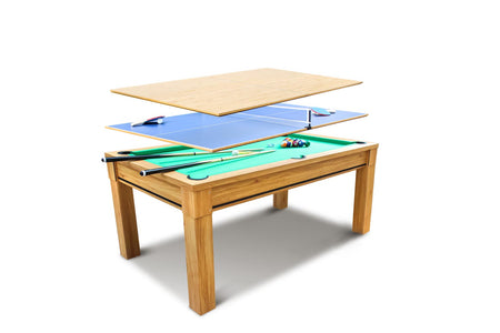 Tavolo da pranzo, biliardo e ping-pong