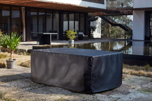 Copertura per Mobili da Giardino Nera 128x71 cm 420D Oxford Copertura per Mobili da Giardino Nera 128x71 cm 420D Oxford