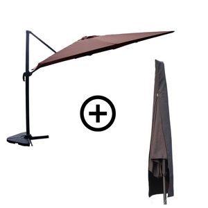 Copriombrello Cesare Bundle 3x4 offset cioccolato 1 concept u