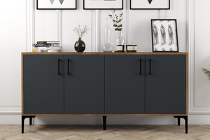 Credenza in legno in stile industriale Arkel Concept-U