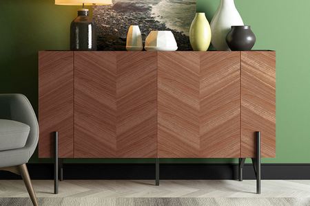 Credenza legno 2 porte sequoia Concept-U