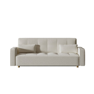 Divano letto a 3 posti con inserti bianchi Copenhague confezione concept u