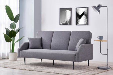Divano convertibile grigio