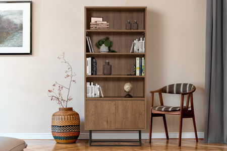 Libreria design legno Haye rettangolo concept u