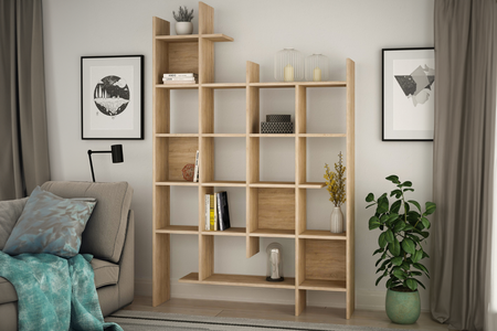 Libreria di design scandinavo Bok concept u