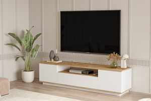 mobile tv bianco legno tyro concept u