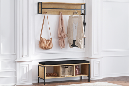 Mobile da ingresso rettangolare in legno da parete Torun concept u