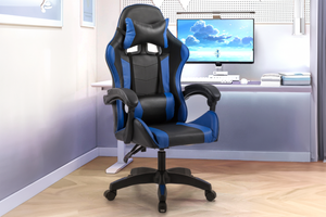 Silla de juego con masaje Ezio blu concept u