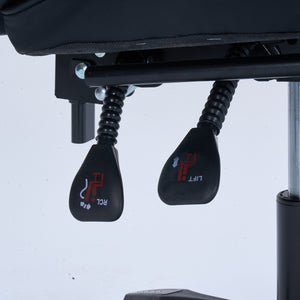 Sedia da gaming Altair con poggiapiedi bianco con concetto di zoom regolabile concept u