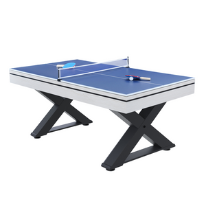 Tavolo Texas multi giochi ping pong bianco