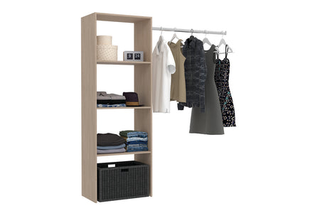 spogliatoio con 3 ripiani + 1 designer e pratico armadio Legno elysee