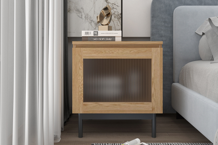 Comodino vetro fluto Prague Concept U