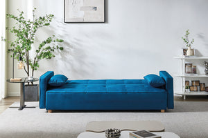 Sofá de estilo escandinavo blu convertible de 3 plazas