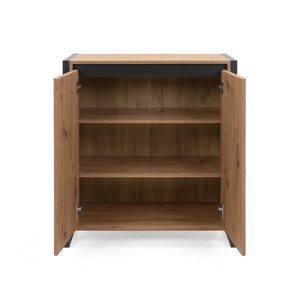 Credenza industriale 80 cm Koto ripiani a profilo aperto 2 Concept-U