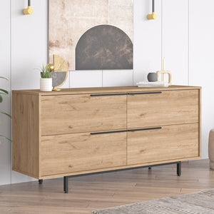 credenza 4 ante legno abey 3 quarti concept u