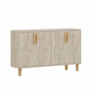 credenza 4 ante travertino rody packshot 3 quarti concept u