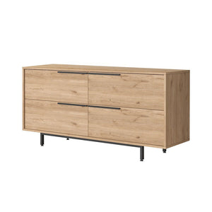 credenza 4 porta legno abey packshot-3 quarti concept u