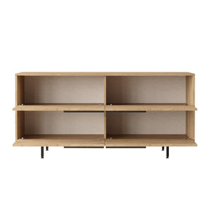 credenza 4 porte legno abey packshot aperto concept u