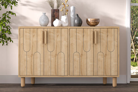 credenza grafica 4 ante vinci legno atmosfera concept u