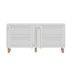 credenze grafico bianco viret packshot aperto concept u