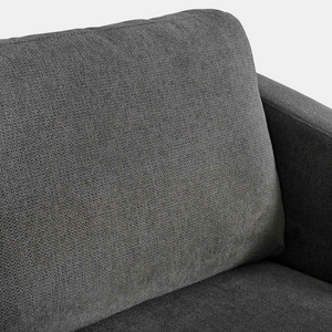 Divano modulare grigio scuro Konekt zoom schienale fondo bianco Concept Usine
