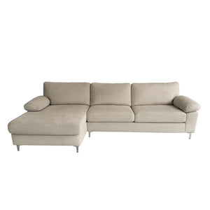 divano angolare a 4 posti velluto a velluto beige galway packshot concept u