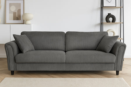 divano dritto a 4 posti in velluto a coste grigio lucerne atmosfera 2 concept u