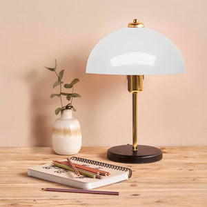 lampada da tavolo a forma di fungo bianco Lisette Lifestyle concept u