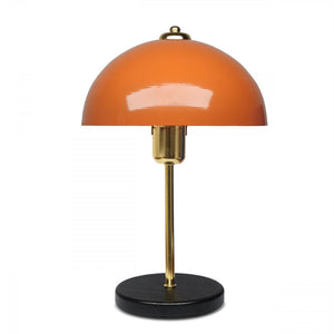lampada da tavolo a fungo arancione armance packshot concept u