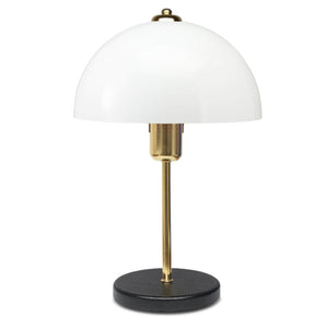 lampada da tavolo a fungo bianco lisette packshot concept u