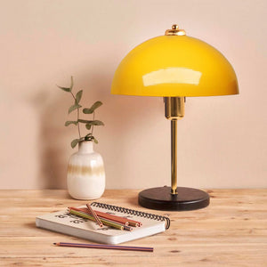 lampada da tavolo a fungo giallo edith concept u