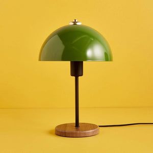 lampada da tavolo a fungo verde agnes packshot concept u