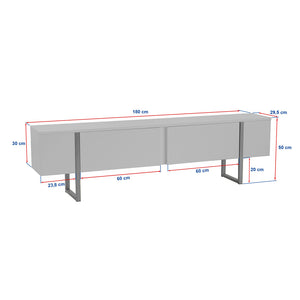 mobile tv industriale pino nero moov dimensioni concept u