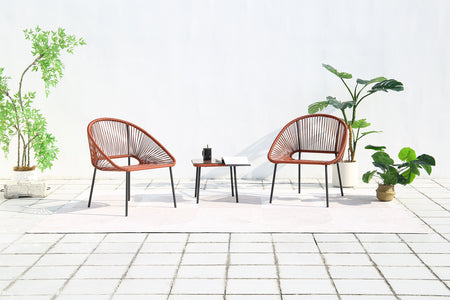 mobili da giardino son 2 posti terracotta acapulc atmosfera concept u