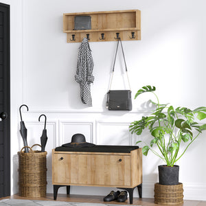 mobili ingresso scarpe guardaroba rovere luana 3 quarti concept u