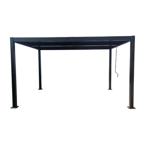 pergolato nero sfondo bianco