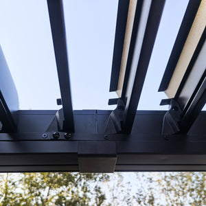 pergola stecche nere concept u