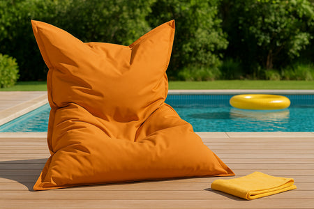 pouf rettangolare arancione moku ambiente concept u