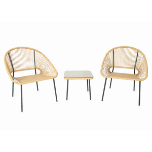 mobili da giardino son 2 posti naturale acapulco sfondo bianco concept u