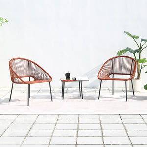 mobili da giardino son 2 posti terracotta acapulco frontale concept u