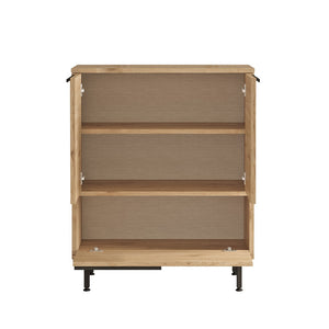 scarpiera ingresso 3 ante legno canna aba aperto concept u