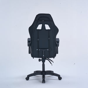 sedia da gioco con poggiapiedi Nero, schienale imbottito Altair Packshot concept u