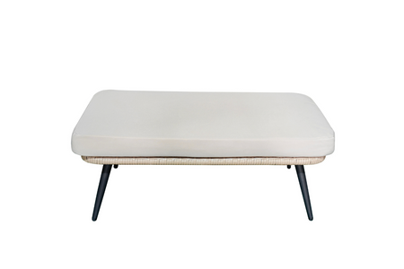 seduta da giardino nero e beige fiorentino rettangolo concept u