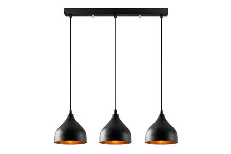 sospensione louise 3 lampadine rettangolo concept u