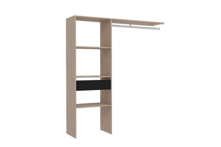 Spogliatoio in legno 3 ripiani + 1 cassetto + 1 armadietto